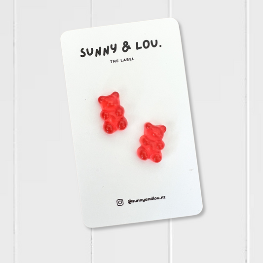 Shoe Charms - Red Jelly Bears