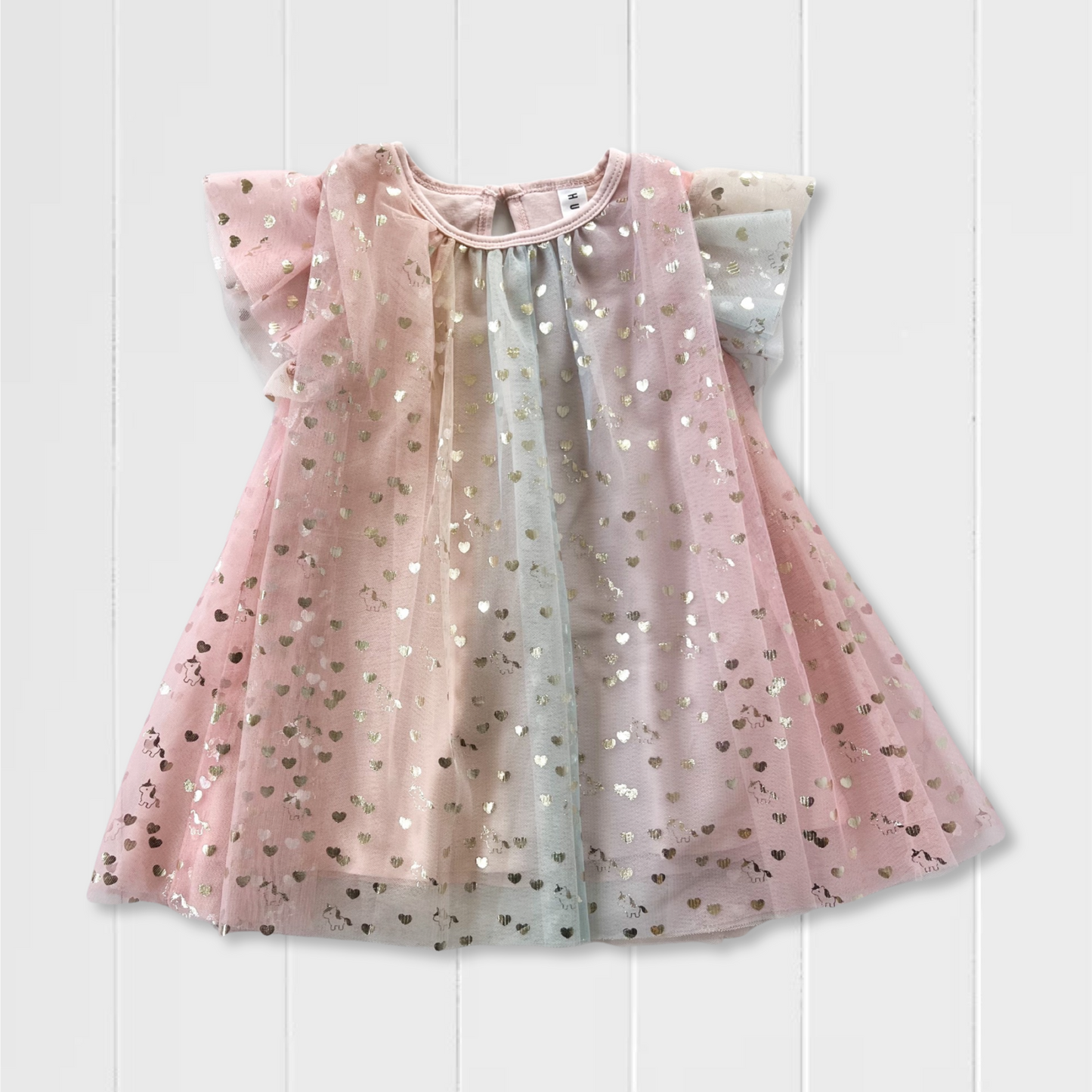 Huxbaby Flutter Dress - 2y