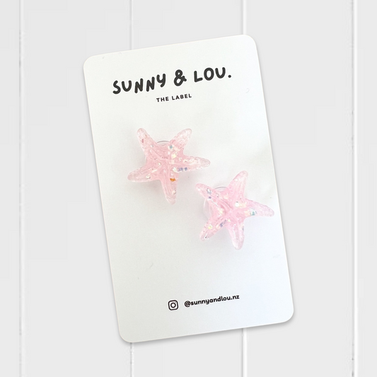Shoe Charms - Pink Starfish