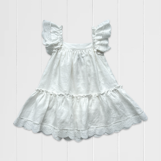 Karibou Linen Dress - 3y