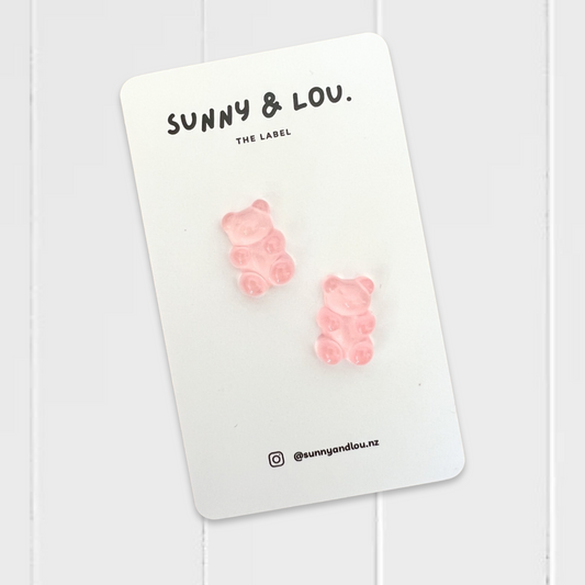 Shoe Charms - Pink Jelly Bears